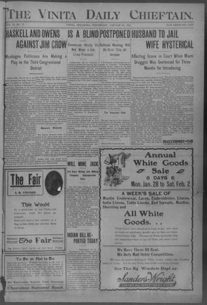 The Vinita Daily Chieftain. (Vinita, Okla.), Vol. 9, No. 73, Ed. 1 Wednesday, January 30, 1907