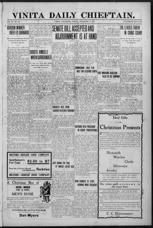 Vinita Daily Chieftain. (Vinita, Okla.), Vol. 12, No. 204, Ed. 1 Friday, December 16, 1910