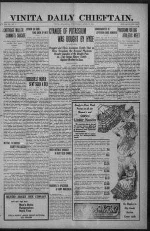 Vinita Daily Chieftain. (Vinita, Okla.), Vol. 12, No. 7, Ed. 1 Wednesday, April 27, 1910