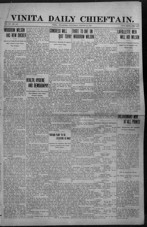 Vinita Daily Chieftain. (Vinita, Okla.), Vol. 14, No. 102, Ed. 1 Saturday, August 24, 1912