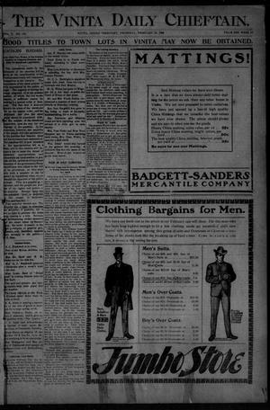 The Vinita Daily Chieftain. (Vinita, Indian Terr.), Vol. 5, No. 112, Ed. 1 Thursday, February 19, 1903