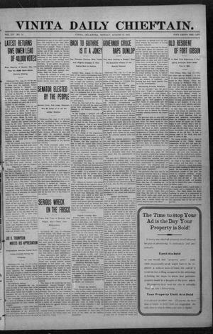 Vinita Daily Chieftain. (Vinita, Okla.), Vol. 14, No. 91, Ed. 1 Monday, August 12, 1912