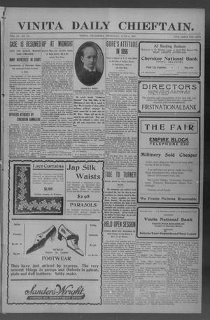 Vinita Daily Chieftain. (Vinita, Okla.), Vol. 9, No. 183, Ed. 1 Thursday, June 6, 1907