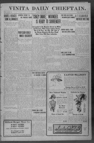 Vinita Daily Chieftain. (Vinita, Okla.), Vol. 10, No. 301, Ed. 1 Tuesday, March 30, 1909