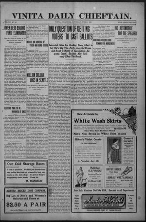 Vinita Daily Chieftain. (Vinita, Okla.), Vol. 12, No. 46, Ed. 1 Saturday, June 11, 1910