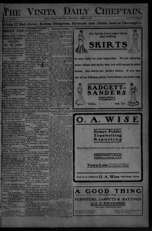 The Vinita Daily Chieftain. (Vinita, Indian Terr.), Vol. 5, No. 135, Ed. 1 Wednesday, March 18, 1903