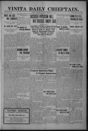Vinita Daily Chieftain. (Vinita, Okla.), Vol. 11, No. 256, Ed. 1 Friday, February 11, 1910