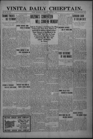 Vinita Daily Chieftain. (Vinita, Okla.), Vol. 12, No. 146, Ed. 1 Saturday, October 8, 1910