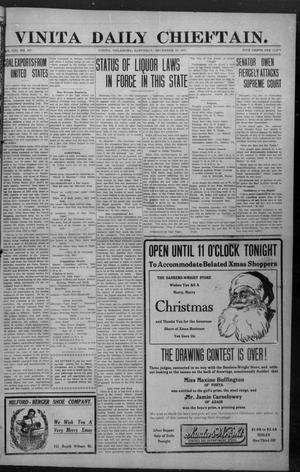 Vinita Daily Chieftain. (Vinita, Okla.), Vol. 13, No. 207, Ed. 1 Saturday, December 23, 1911