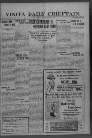 Vinita Daily Chieftain. (Vinita, Okla.), Vol. 11, No. 101, Ed. 1 Tuesday, August 10, 1909
