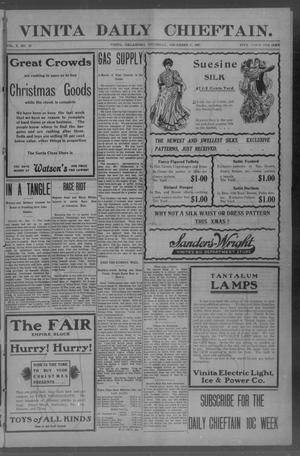 Vinita Daily Chieftain. (Vinita, Okla.), Vol. 10, No. 26, Ed. 1 Thursday, December 12, 1907