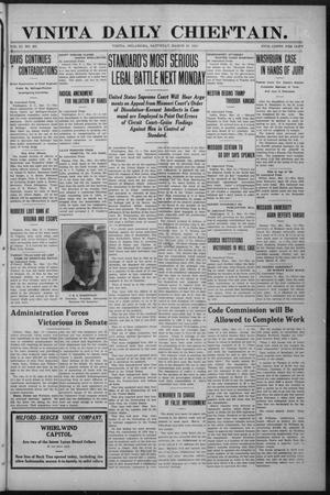 Vinita Daily Chieftain. (Vinita, Okla.), Vol. 11, No. 281, Ed. 1 Saturday, March 12, 1910