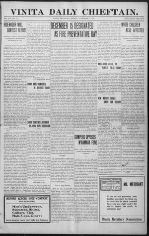 Vinita Daily Chieftain. (Vinita, Okla.), Vol. 13, No. 177, Ed. 1 Friday, November 17, 1911