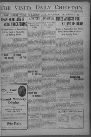 The Vinita Daily Chieftain. (Vinita, Okla.), Vol. 8, No. 269, Ed. 1 Thursday, September 13, 1906