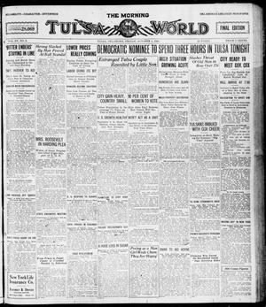 The Morning Tulsa Daily World (Tulsa, Okla.), Vol. 15, No. 3, Ed. 1, Friday, October 1, 1920