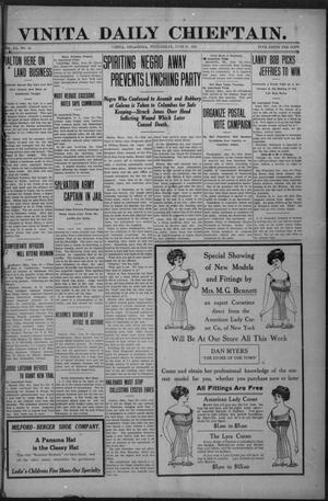 Vinita Daily Chieftain. (Vinita, Okla.), Vol. 12, No. 61, Ed. 1 Wednesday, June 29, 1910