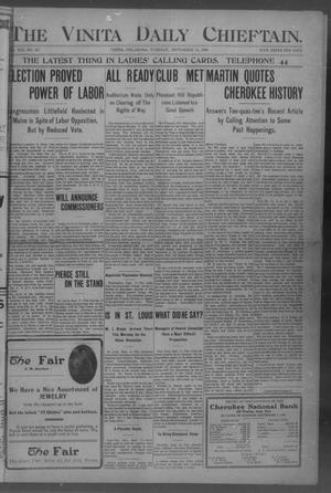 The Vinita Daily Chieftain. (Vinita, Okla.), Vol. 8, No. 267, Ed. 1 Tuesday, September 11, 1906