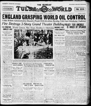 The Sunday Tulsa Daily World (Tulsa, Okla.), Vol. 15, No. 12, Ed. 1, Sunday, October 10, 1920