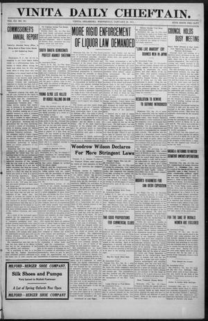 Vinita Daily Chieftain. (Vinita, Okla.), Vol. 12, No. 231, Ed. 1 Wednesday, January 18, 1911