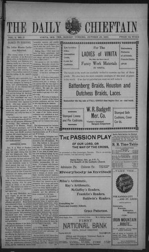 The Daily Chieftain. (Vinita, Indian Terr.), Vol. 3, No. 21, Ed. 1 Monday, October 29, 1900
