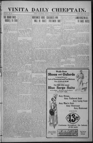 Vinita Daily Chieftain. (Vinita, Okla.), Vol. 13, No. 237, Ed. 1 Monday, January 29, 1912