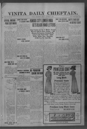 Vinita Daily Chieftain. (Vinita, Okla.), Vol. 11, No. 168, Ed. 1 Friday, October 29, 1909