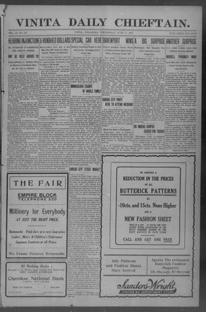 Vinita Daily Chieftain. (Vinita, Okla.), Vol. 9, No. 188, Ed. 1 Wednesday, June 12, 1907