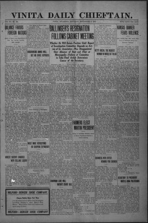 Vinita Daily Chieftain. (Vinita, Okla.), Vol. 12, No. 128, Ed. 1 Saturday, September 17, 1910