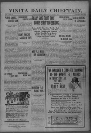 Vinita Daily Chieftain. (Vinita, Okla.), Vol. 11, No. 124, Ed. 1 Wednesday, September 8, 1909