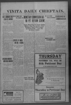 Vinita Daily Chieftain. (Vinita, Okla.), Vol. 11, No. 178, Ed. 1 Wednesday, November 10, 1909