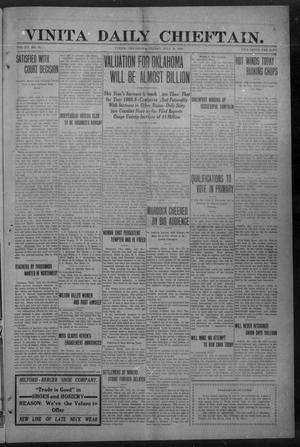 Vinita Daily Chieftain. (Vinita, Okla.), Vol. 12, No. 86, Ed. 1 Friday, July 29, 1910
