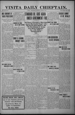 Vinita Daily Chieftain. (Vinita, Okla.), Vol. 11, No. 307, Ed. 1 Tuesday, April 12, 1910