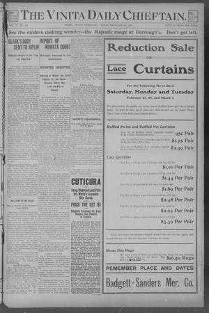 The Vinita Daily Chieftain. (Vinita, Indian Terr.), Vol. 6, No. 122, Ed. 1 Friday, February 26, 1904