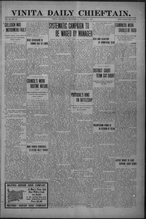Vinita Daily Chieftain. (Vinita, Okla.), Vol. 12, No. 143, Ed. 1 Wednesday, October 5, 1910