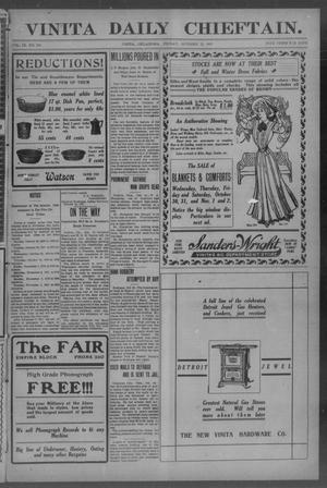 Vinita Daily Chieftain. (Vinita, Okla.), Vol. 9, No. 299, Ed. 1 Friday, October 25, 1907