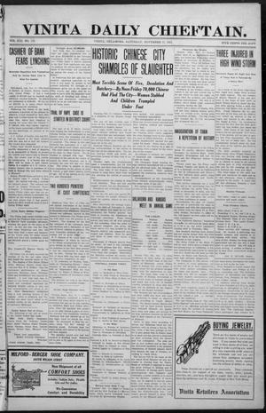 Vinita Daily Chieftain. (Vinita, Okla.), Vol. 13, No. 172, Ed. 1 Saturday, November 11, 1911