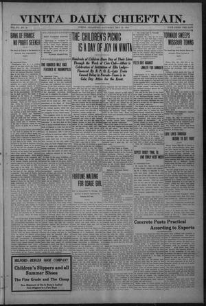 Vinita Daily Chieftain. (Vinita, Okla.), Vol. 12, No. 34, Ed. 1 Saturday, May 28, 1910