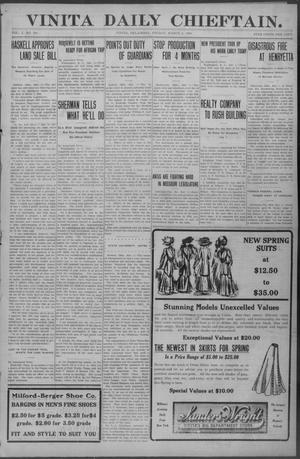 Vinita Daily Chieftain. (Vinita, Okla.), Vol. 10, No. 280, Ed. 1 Friday, March 5, 1909