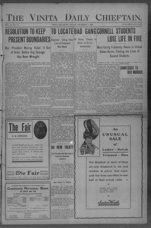The Vinita Daily Chieftain. (Vinita, Okla.), Vol. 9, No. 28, Ed. 1 Friday, December 7, 1906