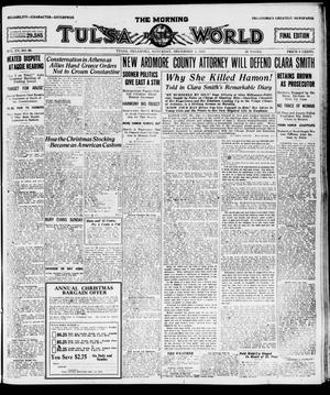 The Morning Tulsa Daily World (Tulsa, Okla.), Vol. 15, No. 66, Ed. 1, Saturday, December 4, 1920