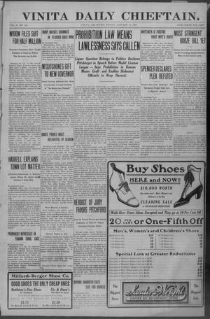 Vinita Daily Chieftain. (Vinita, Okla.), Vol. 10, No. 244, Ed. 1 Friday, January 22, 1909