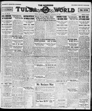 The Morning Tulsa Daily World (Tulsa, Okla.), Vol. 15, No. 78, Ed. 1, Thursday, December 16, 1920