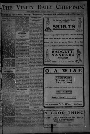 The Vinita Daily Chieftain. (Vinita, Indian Terr.), Vol. 5, No. 136, Ed. 1 Thursday, March 19, 1903