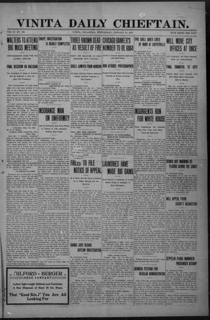 Vinita Daily Chieftain. (Vinita, Okla.), Vol. 11, No. 236, Ed. 1 Wednesday, January 19, 1910