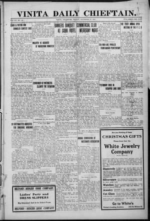 Vinita Daily Chieftain. (Vinita, Okla.), Vol. 12, No. 186, Ed. 1 Friday, November 25, 1910