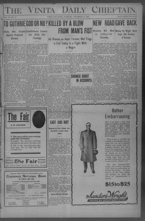 The Vinita Daily Chieftain. (Vinita, Okla.), Vol. 9, No. 31, Ed. 1 Tuesday, December 11, 1906