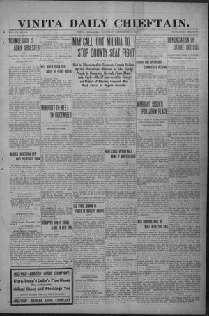 Vinita Daily Chieftain. (Vinita, Okla.), Vol. 12, No. 122, Ed. 1 Saturday, September 10, 1910
