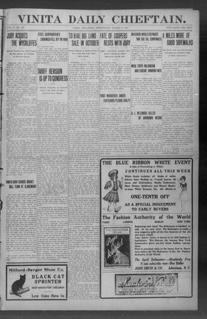 Vinita Daily Chieftain. (Vinita, Okla.), Vol. 10, No. 290, Ed. 1 Wednesday, March 17, 1909