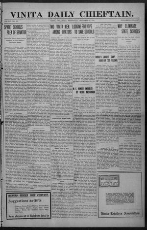 Vinita Daily Chieftain. (Vinita, Okla.), Vol. 13, No. 204, Ed. 1 Wednesday, December 20, 1911