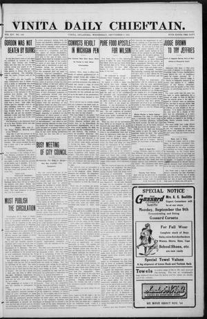 Vinita Daily Chieftain. (Vinita, Okla.), Vol. 14, No. 109, Ed. 1 Wednesday, September 4, 1912